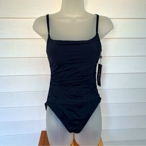 La Blanca Black One Piece Swimsuit